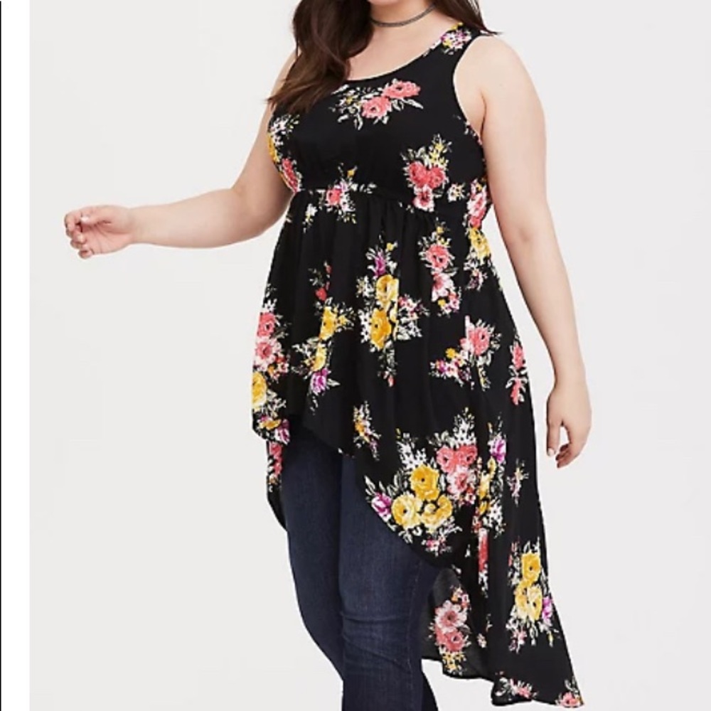 Torrid Floral Print Tank